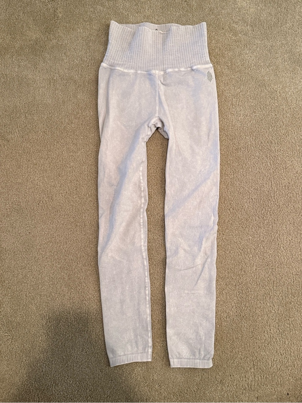 Free People Movement Good Karma High Rise Leggings Ice Grey XS/S